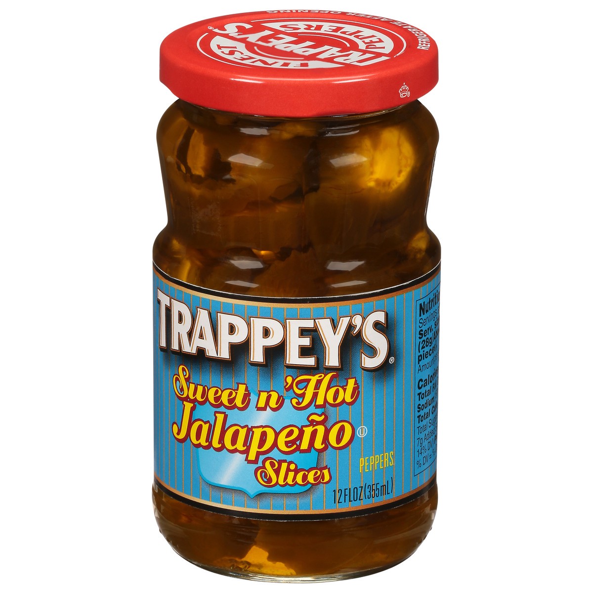 slide 5 of 9, Trappey's Trappeys Sweet Hot Jalapenos, 12 fl oz