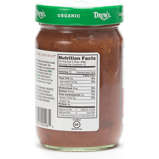 slide 2 of 2, Drew's Organic Hot Thick & Chunky Salsa, 12 oz