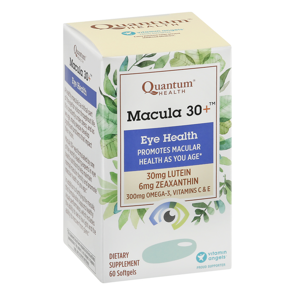 slide 1 of 1, Quantum Health Macula 30+ Eye Health Softgels, 60 ct