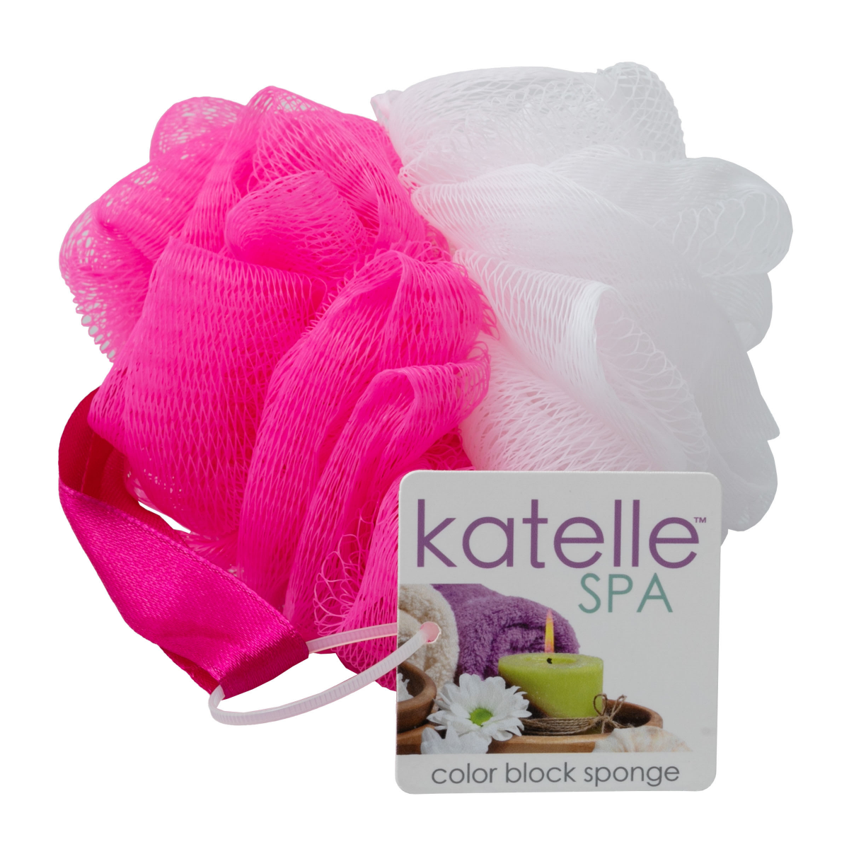 slide 9 of 13, Katelle Spa Color Block Sponge Assortment, 1 ct