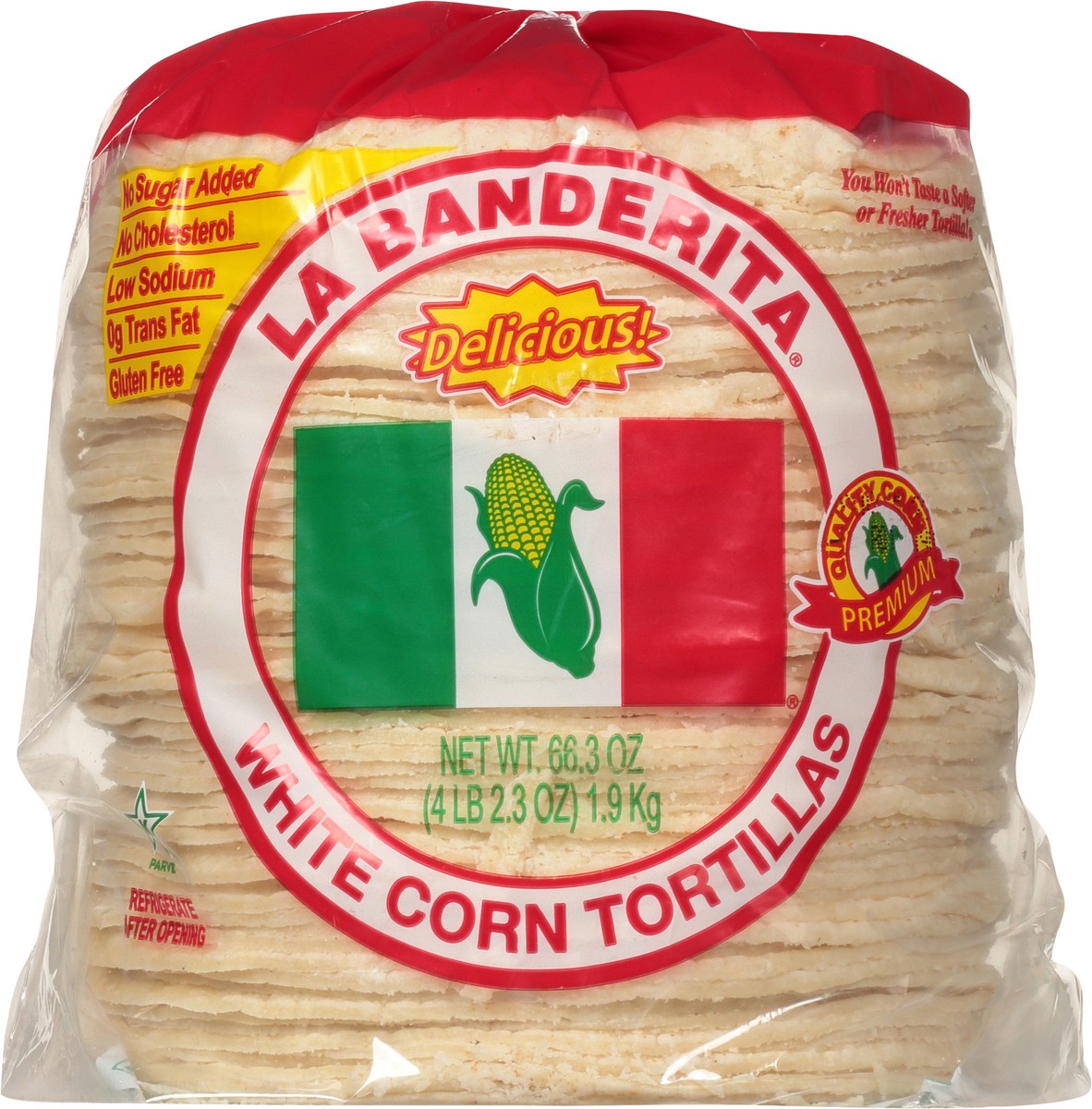 slide 6 of 14, La Banderita White Corn Tortillas 66.3 oz, 66.30 oz
