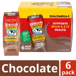 Horizon Organic 1% Lowfat UHT DHA Omega-3 Chocolate Milk