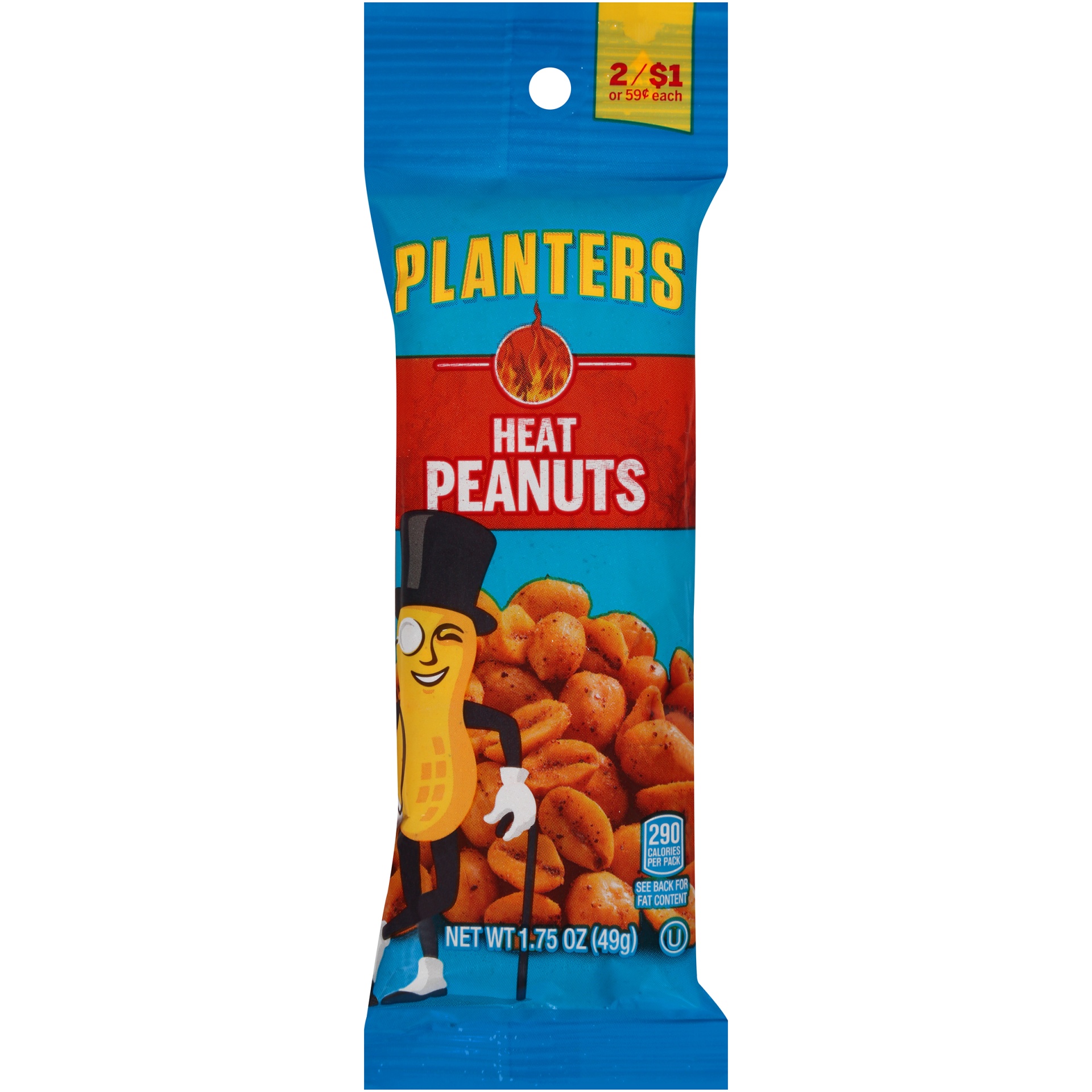 Planters Heat Peanuts 1.75 oz Shipt