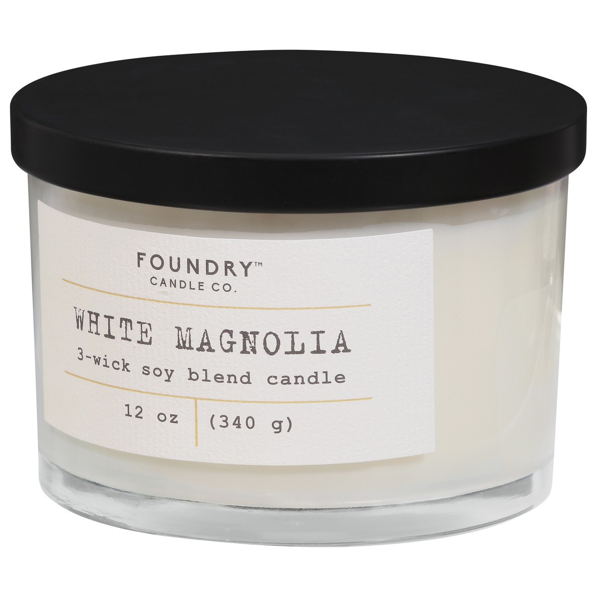 slide 5 of 9, Foundry Candle Co. Foundry Candle Co White Magnolia 3-wick Soy Wax Candle, 1 ct