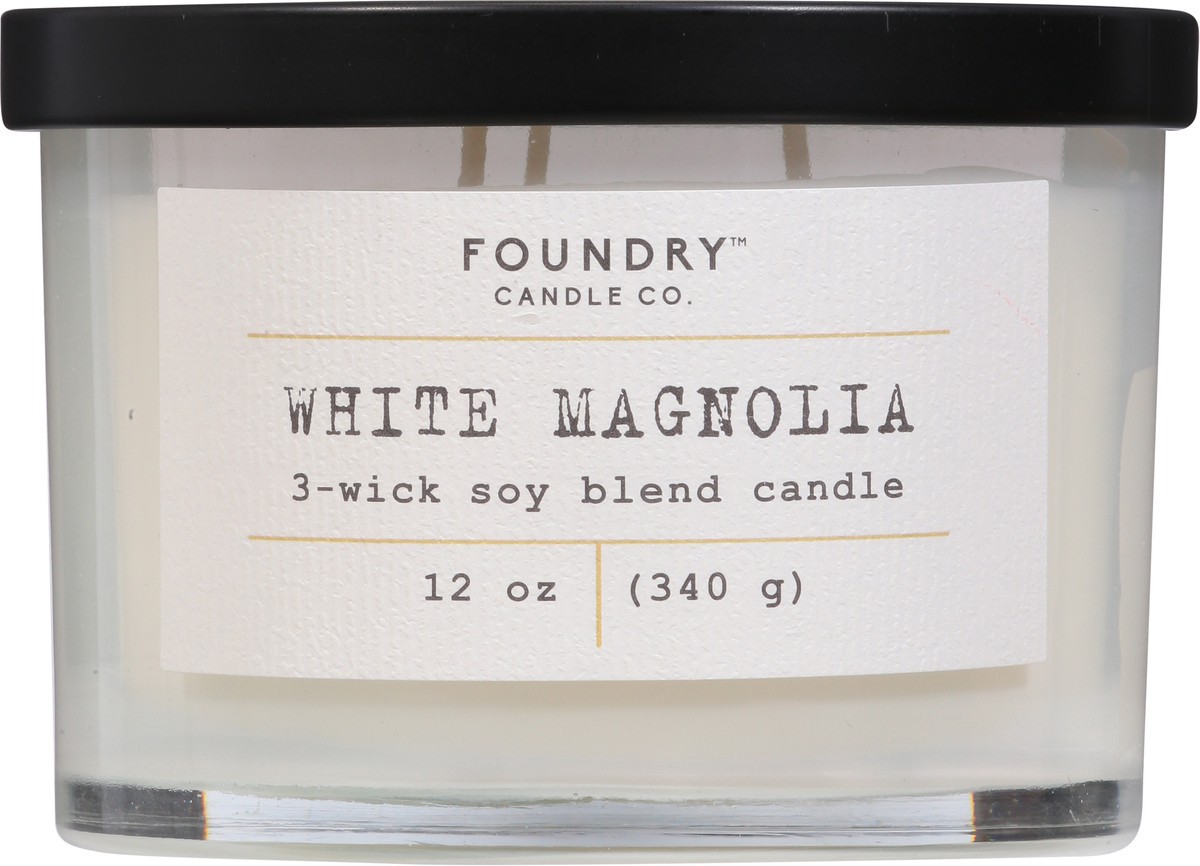 slide 7 of 9, Foundry Candle Co. Foundry Candle Co White Magnolia 3-wick Soy Wax Candle, 1 ct