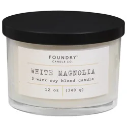 Foundry Candle Co. Foundry Candle Co White Magnolia 3-wick Soy Wax Candle