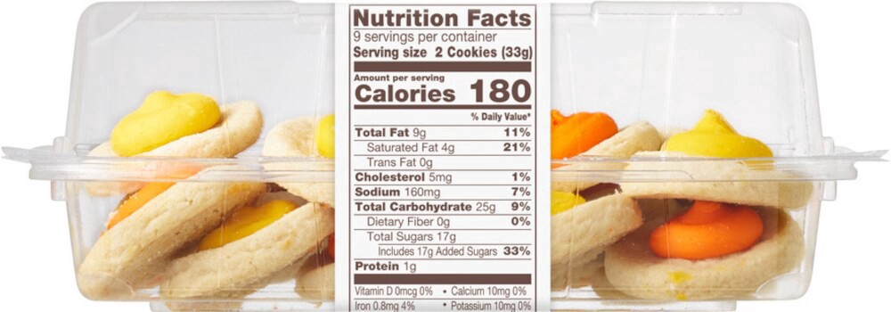 slide 2 of 4, Kroger Fall Thumbprint Cookies, 1 ct