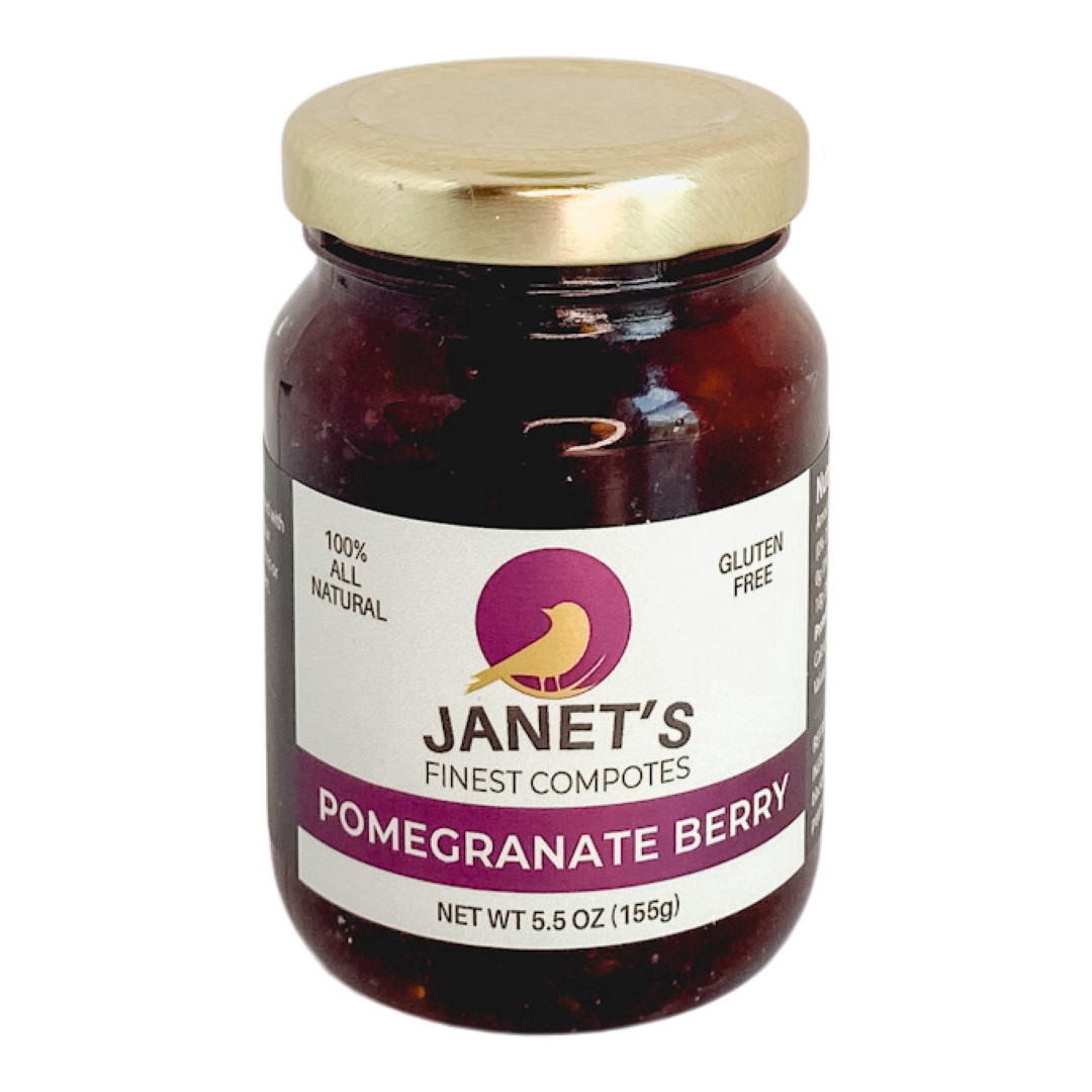 slide 1 of 1, J.F. Pom-Berry Jalapeno Compote, 