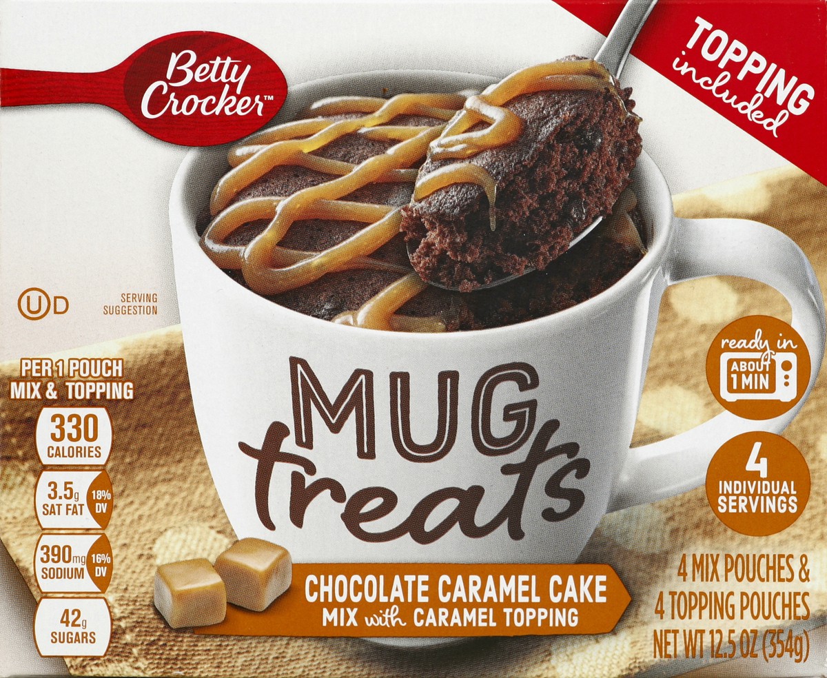 slide 5 of 6, Betty Crocker Chocolate Caramel Cake Mug Treats, 12.5 oz