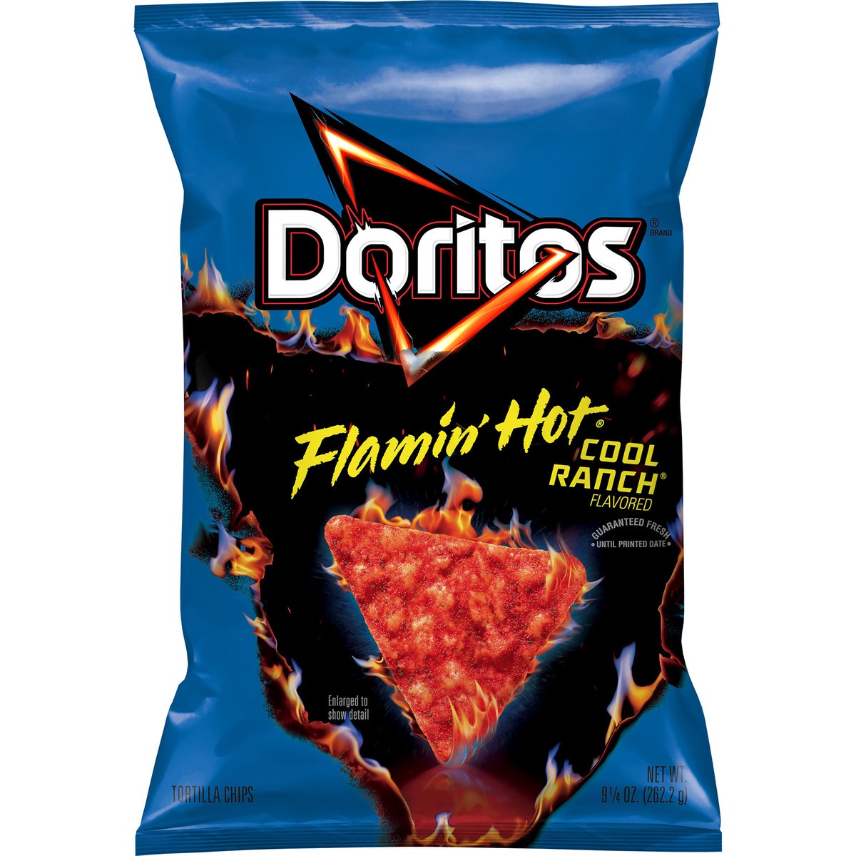 slide 2 of 6, Doritos Tortilla Chips Flamin' Hot Cool Ranch, 9.25 oz