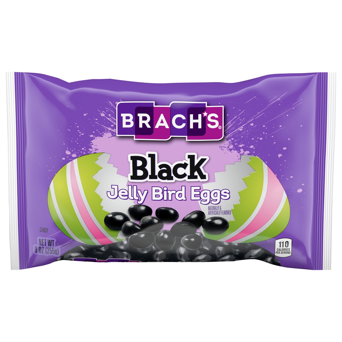 slide 1 of 8, Brach's Black Jelly Beans, 9 oz