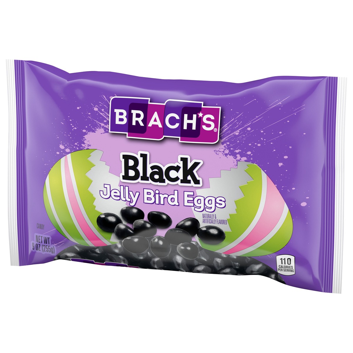 slide 5 of 13, BRACH'S 07109 155088 Black Jelly Bird Eggs LDB 3d 9oz No-PMT, 9 oz