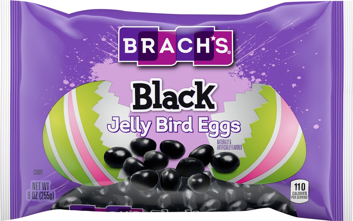 slide 8 of 13, BRACH'S 07109 155088 Black Jelly Bird Eggs LDB 3d 9oz No-PMT, 9 oz