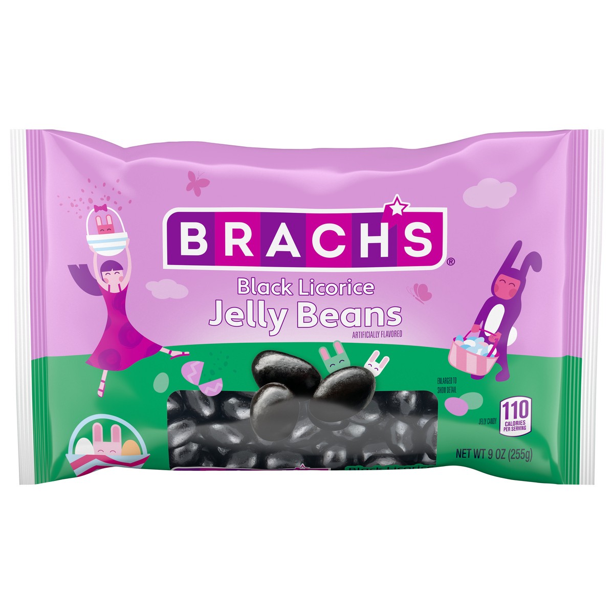 slide 1 of 13, Brach's Black Licorice Jelly Beans 9 oz, 9 oz