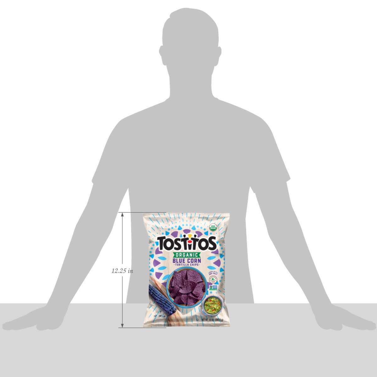 slide 2 of 8, Tostitos Organic Tortilla Chips Blue Corn 10 Oz, 10 oz