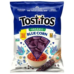 Tostitos Organic Tortilla Chips Blue Corn 10 Oz