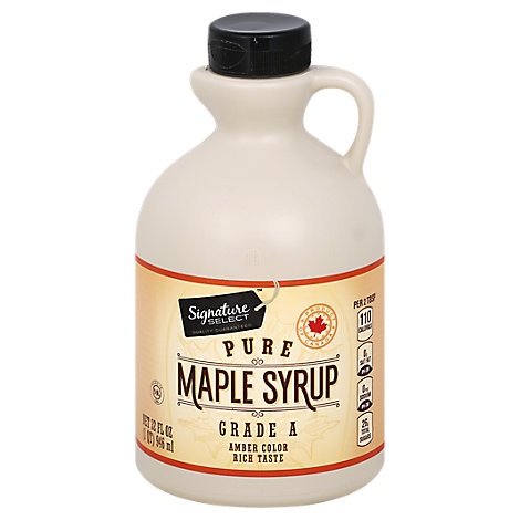 slide 1 of 1, Signature Select Syrup 100% Pure Maple, 32 fl oz