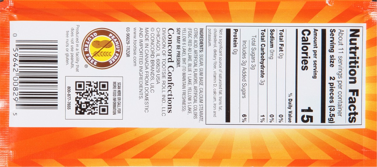 slide 8 of 9, Razzles Tropical Candy 1.4 oz, 1.4 oz