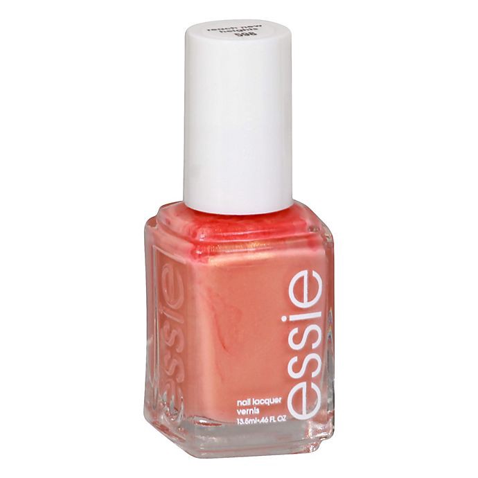 slide 2 of 4, essie Nail Polish, Flying Solo Collection, Peachy Gold Polish, Reach New Heights, 0.46 oz