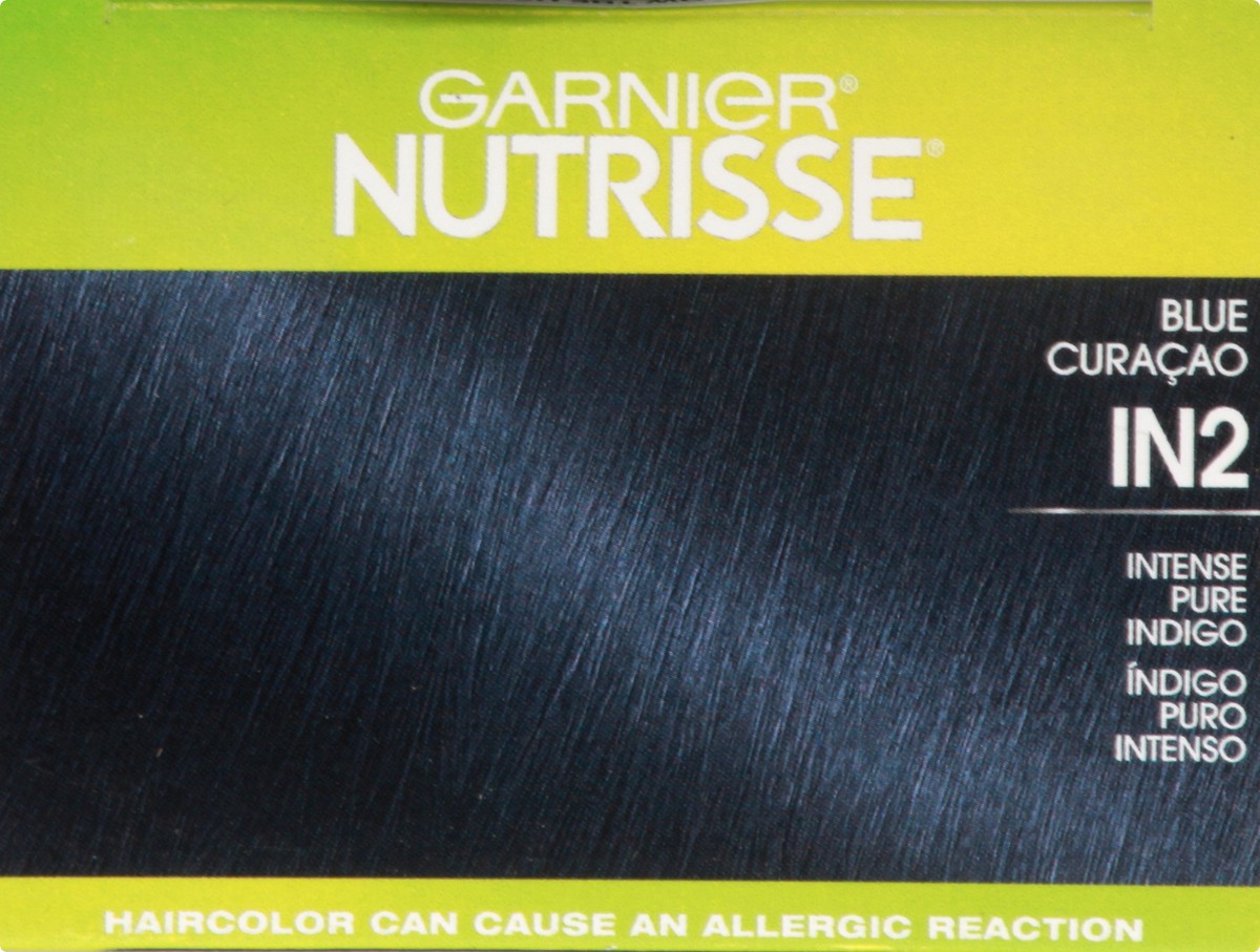 slide 9 of 9, Garnier Ultra Color Nourishing Permanent Hair Color Crème - IN2 Blue Curaçao, 1 ct