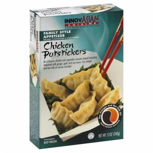 slide 1 of 6, InnovAsian Chicken Potstickers, 12 oz