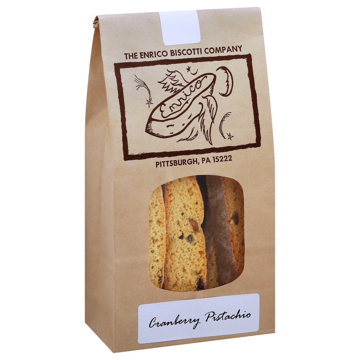 slide 3 of 9, The Enrico Biscotti Company Cranberry Pistachio Biscotti 8 oz, 8 oz