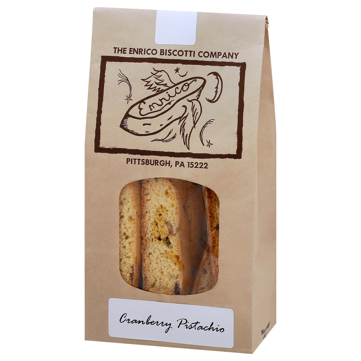 slide 8 of 9, The Enrico Biscotti Company Cranberry Pistachio Biscotti 8 oz, 8 oz
