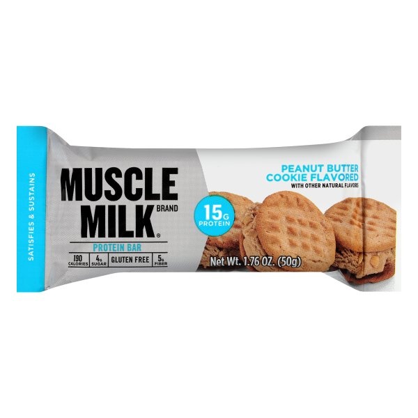 slide 1 of 1, Muscle Milk Blue Bar Peanut Butter Cookie Crunch, 1.76 oz