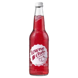 Towne Club Strawberry Soda Glass Bottle - 16 fl oz