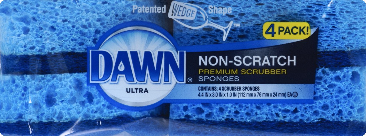 slide 2 of 5, Dawn Non-Scratch Sponge, 1 ct