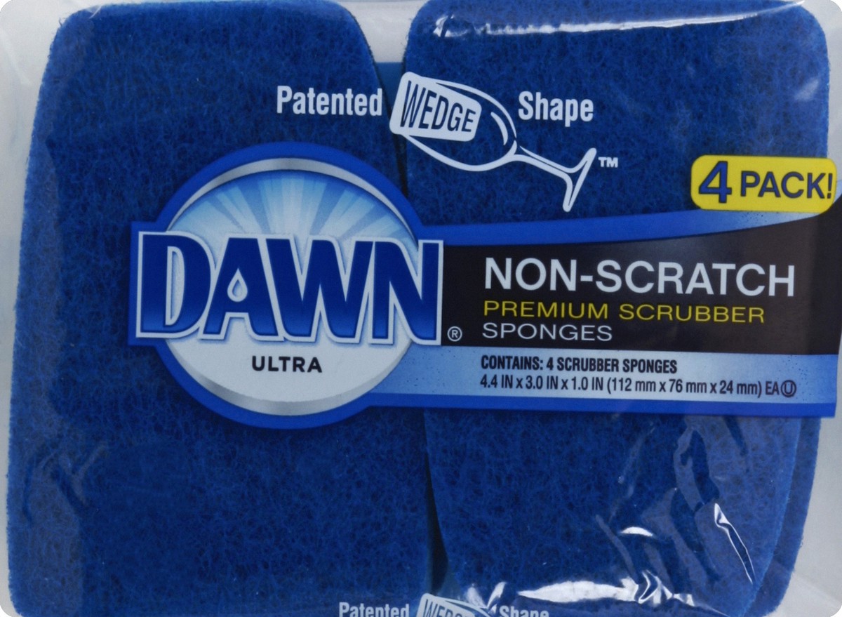 slide 4 of 5, Dawn Non-Scratch Sponge, 1 ct