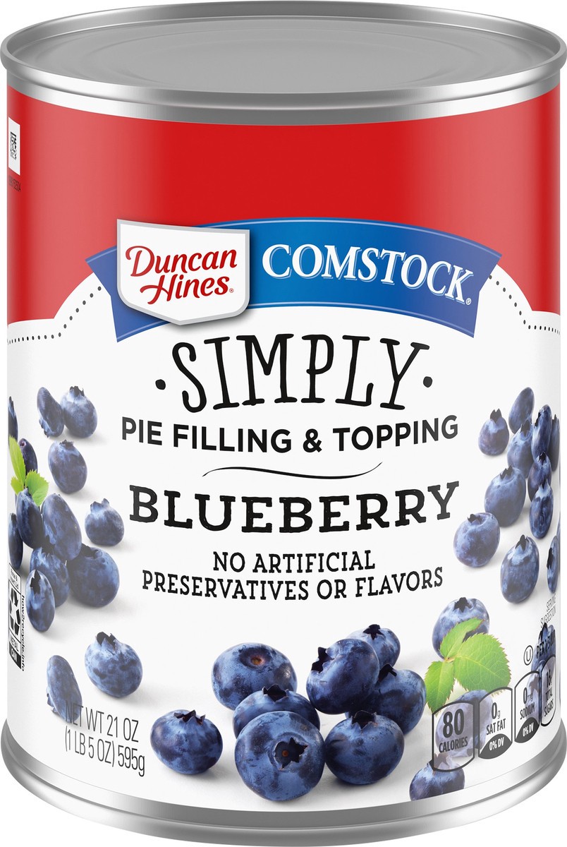 slide 1 of 5, Comstock Blueberry Pie Filling and Topping, 21 oz., 21 oz