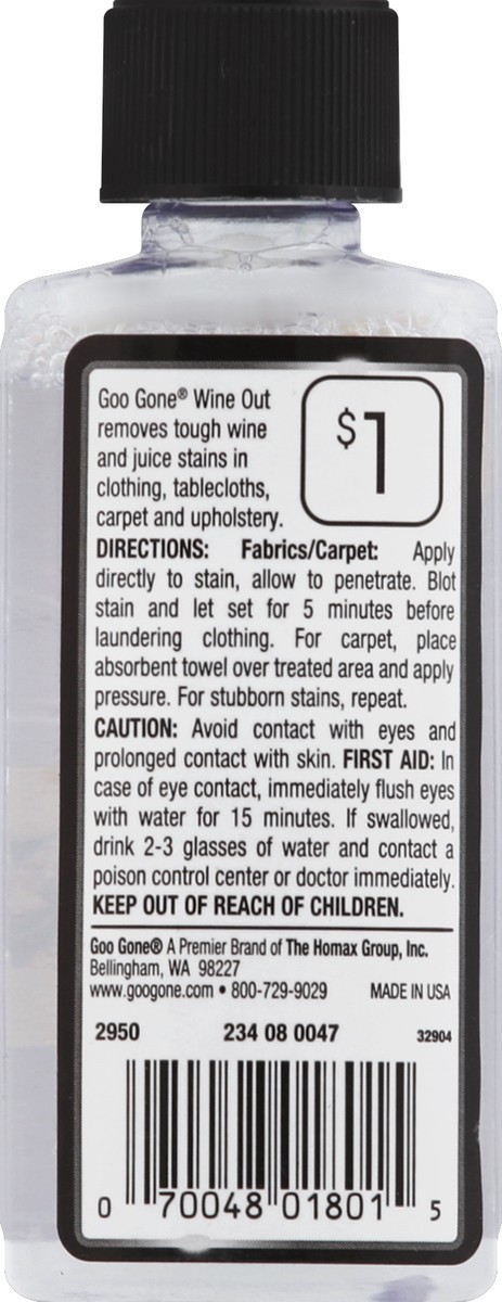 slide 3 of 3, Goo Gone Wine Out 2 oz, 2 oz