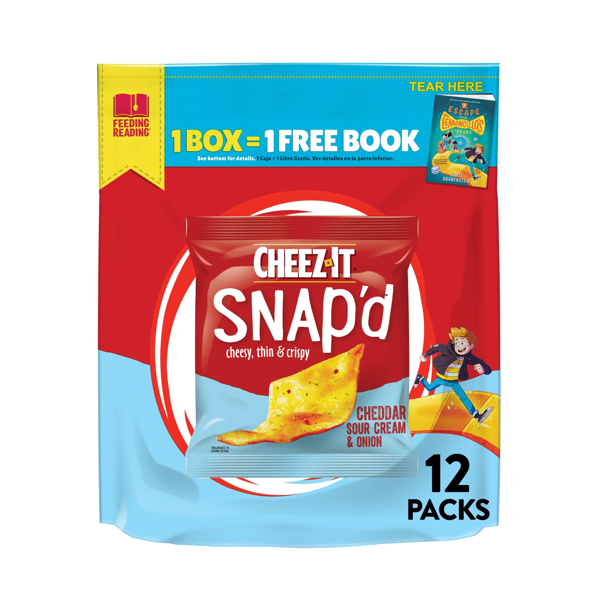 CheezIt Cheese Crisps, Baked Snack Crackers, Lunch Snacks, Cheddar
