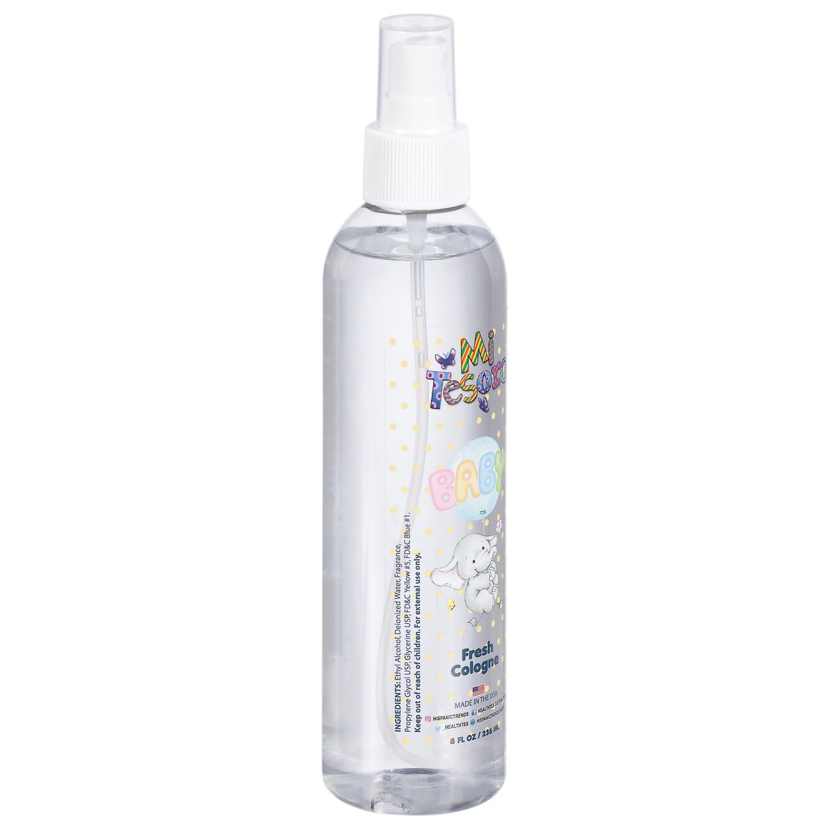 slide 8 of 9, Mi Tesoro Baby Fresh Cologne 8 fl oz, 8 fl oz