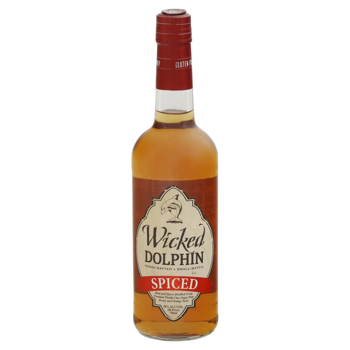 slide 1 of 10, Wicked Dolphin Spiced Rum 750 ml, 750 ml