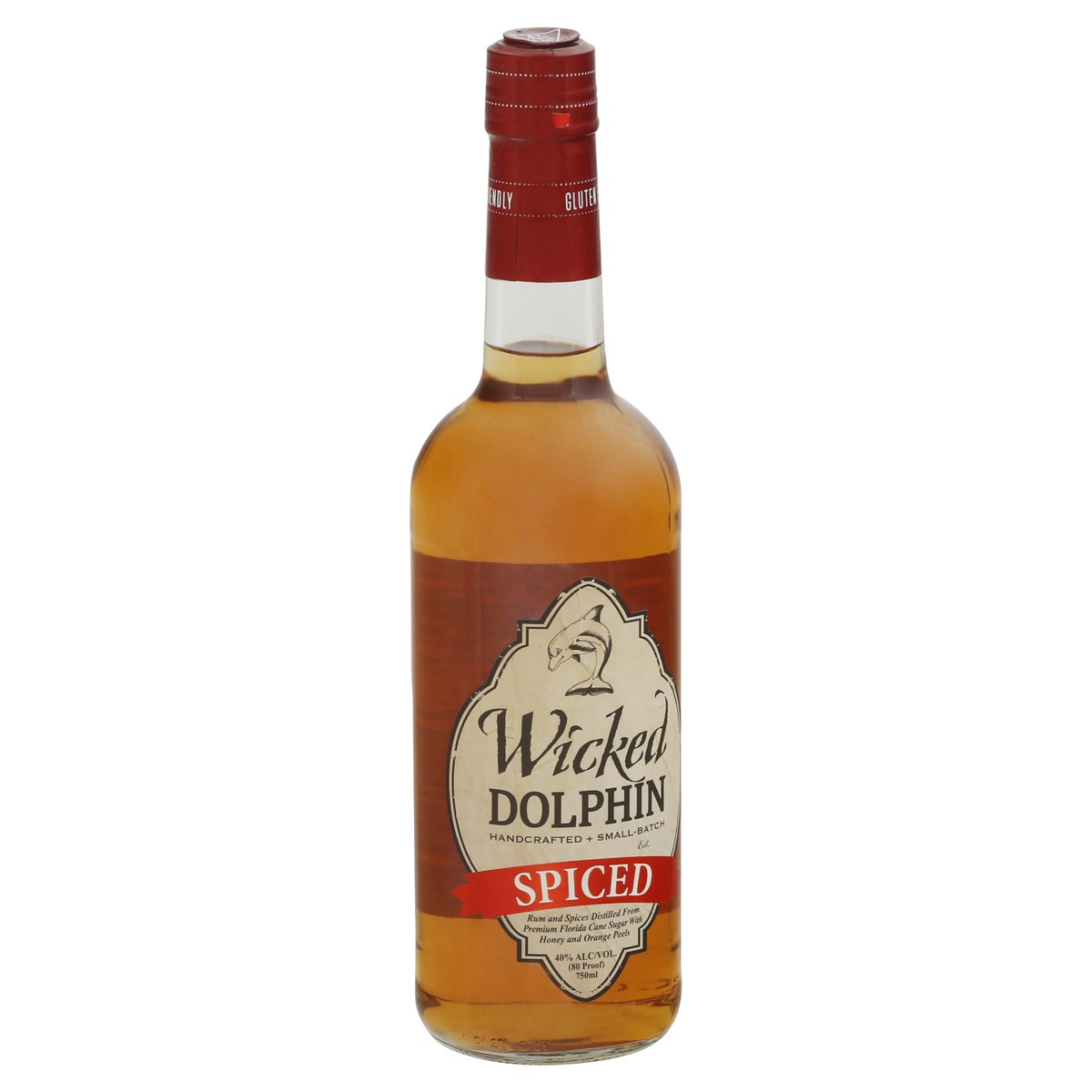 slide 5 of 10, Wicked Dolphin Spiced Rum 750 ml, 750 ml