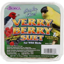 Garden Chic! Brown's Song Blend Suet, Very Berry