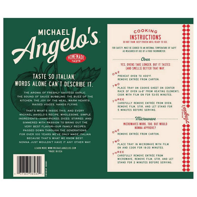 slide 2 of 2, Michael Angelo's Baked Ziti Large Family Size 44 oz, 44 oz