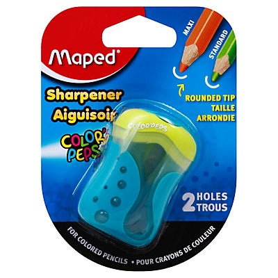 slide 1 of 1, Maped Color Peps 2 Hole Color Pencil Sharpener, 1 ct