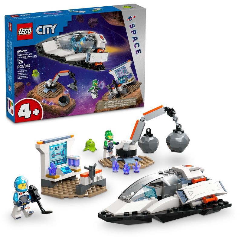 slide 1 of 6, LEGO City Spaceship and Asteroid Discovery Set 60429, 1 ct