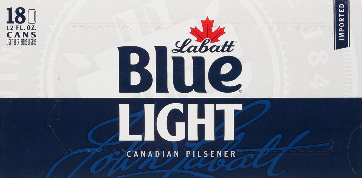 slide 4 of 12, Labatt Blue Imported Canadian Pilsener Light Beer 18 - 12 fl oz Cans, 18 ct