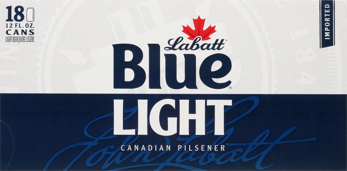 slide 7 of 12, Labatt Blue Imported Canadian Pilsener Light Beer 18 - 12 fl oz Cans, 18 ct
