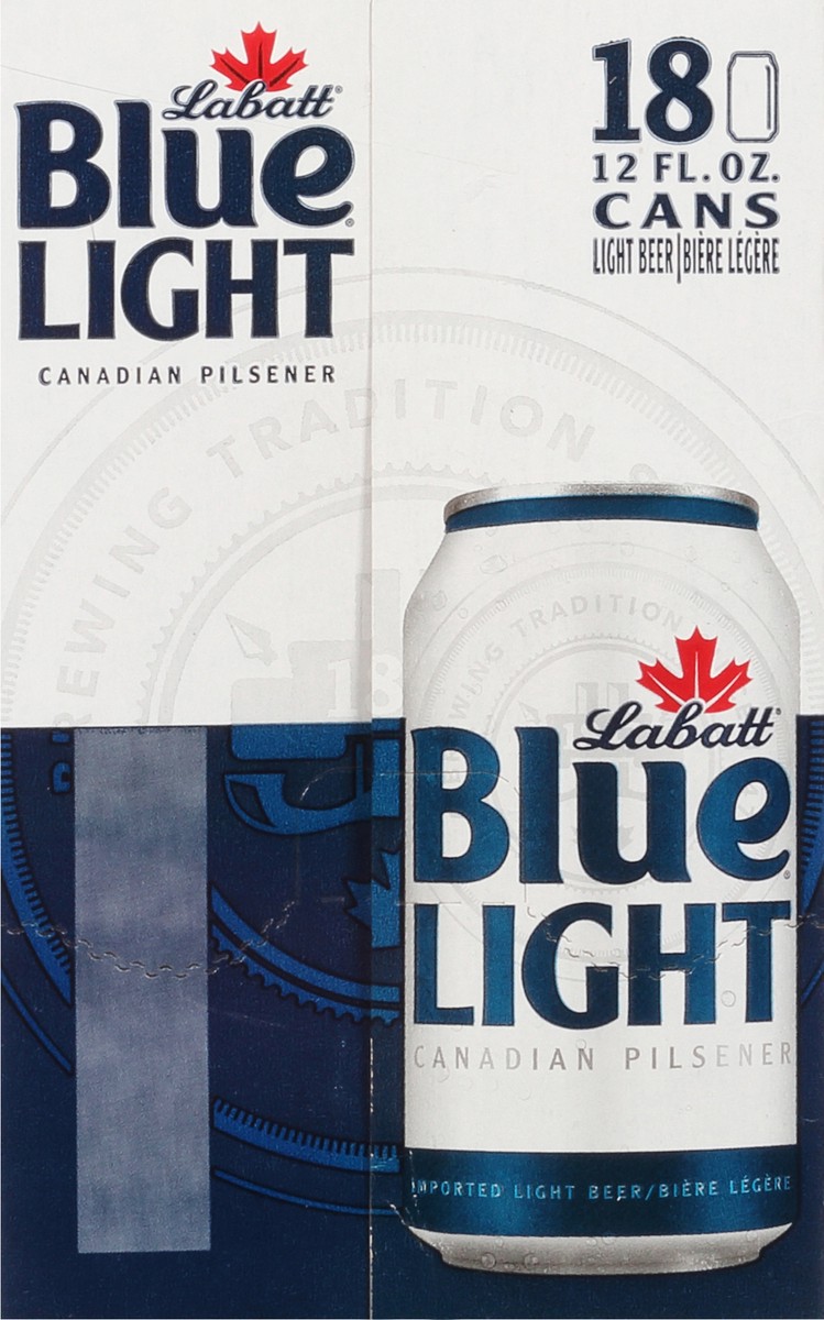 slide 10 of 12, Labatt Blue Imported Canadian Pilsener Light Beer 18 - 12 fl oz Cans, 18 ct