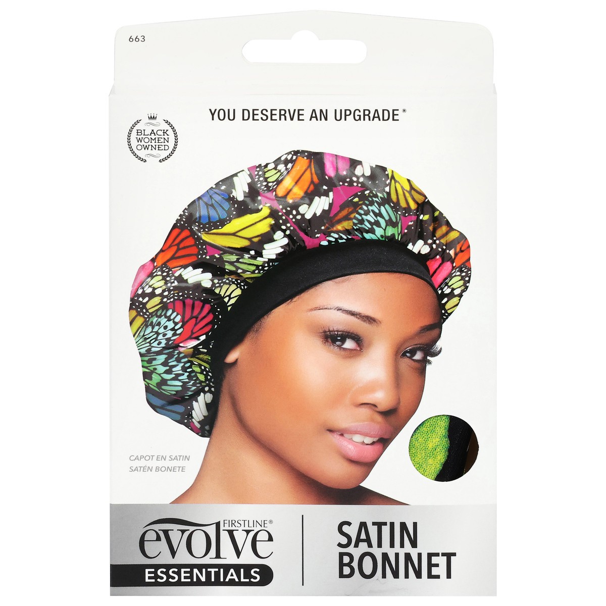 slide 1 of 5, Firstline Evolve Moroccan Satin Essentials Bonnet 1 ea, 1 ct