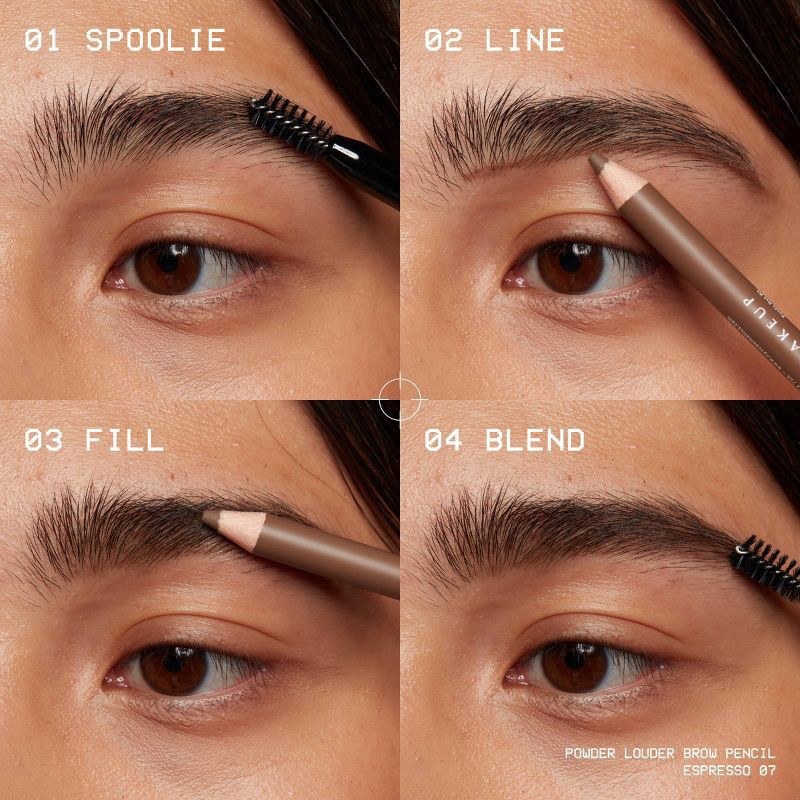 slide 8 of 14, NYX Professional Makeup Powder Louder Brow Pencil - Espresso - 0.13oz, 0.13 oz