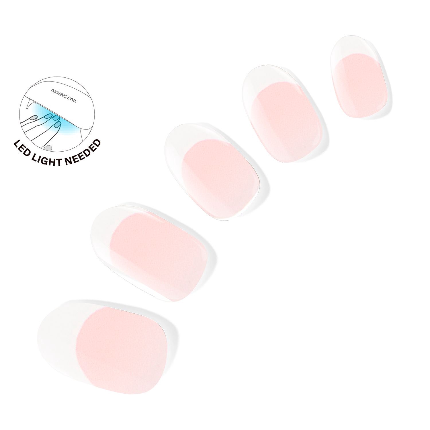 slide 3 of 8, Dashing Diva Gloss Gel Strip Palette, Ruby Red Apple, 32 ct