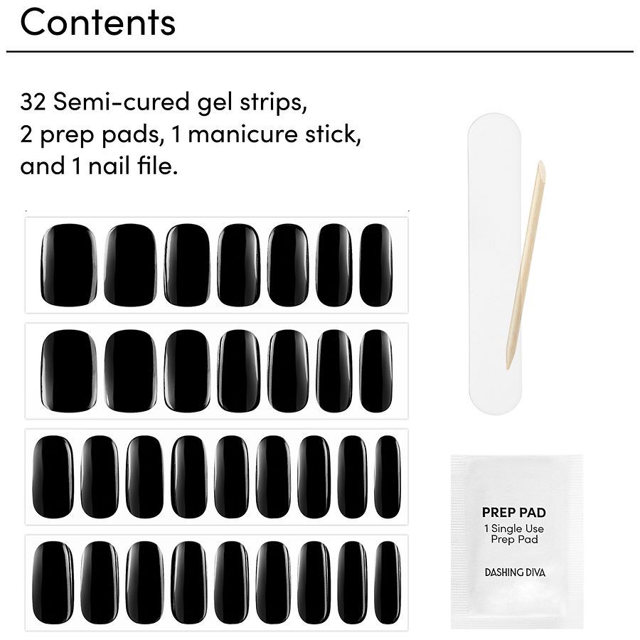 slide 4 of 5, Dashing Diva Glaze Color Gel Nail Strips, 1 ct