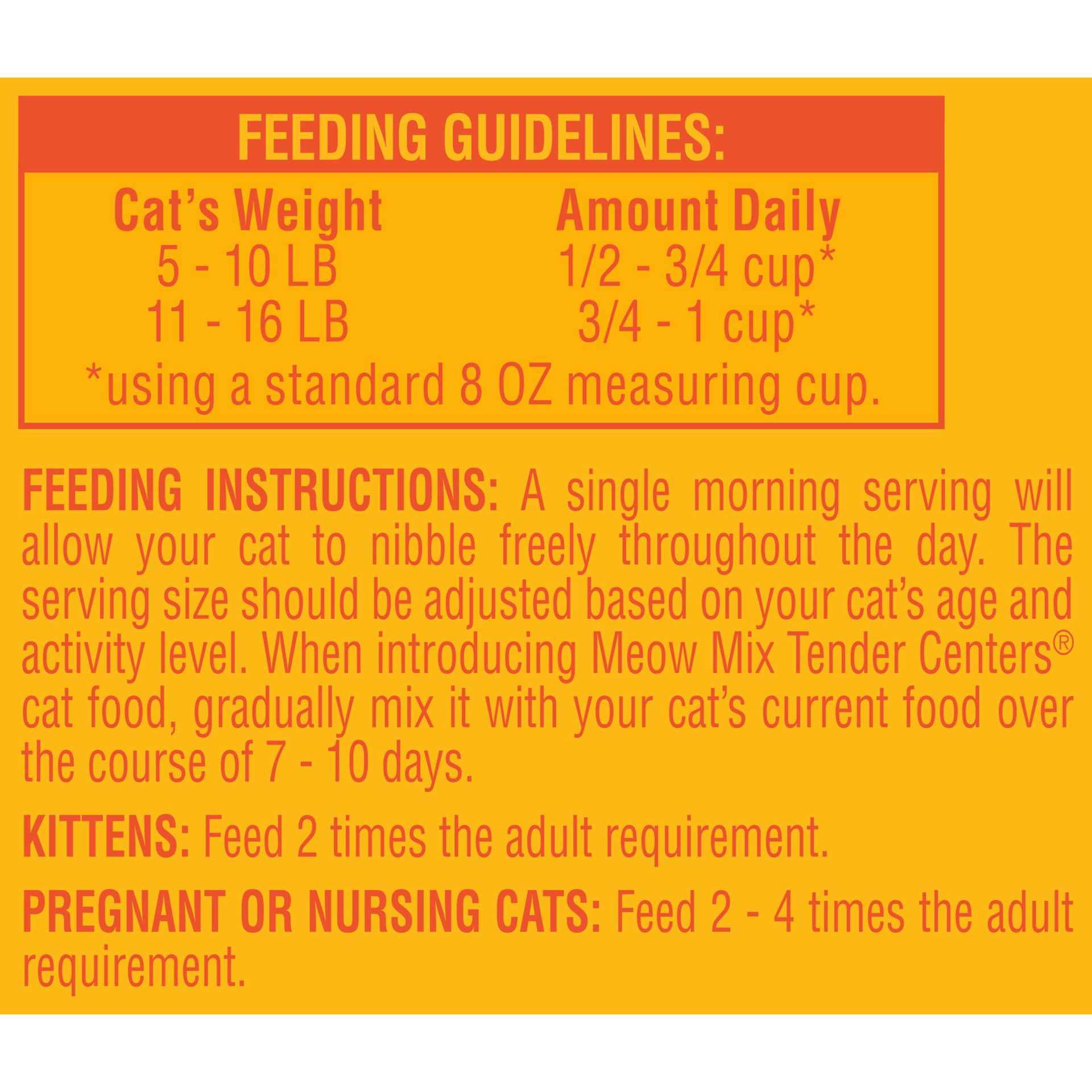 slide 8 of 8, Meow Mix Tender Centers Salmon & Turkey Flavors with Vitality Bursts Dry Cat Food, 3-Pound, 48 oz