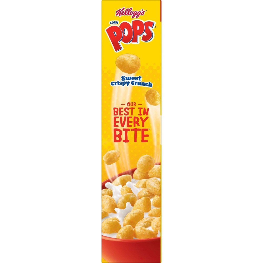 slide 8 of 9, Corn Pops Kellogg's Corn Pops Breakfast Cereal, 8 Vitamins and Minerals, Kids Snacks, Family Size, Original, 19.1oz Box, 1 Box, 19.1 oz